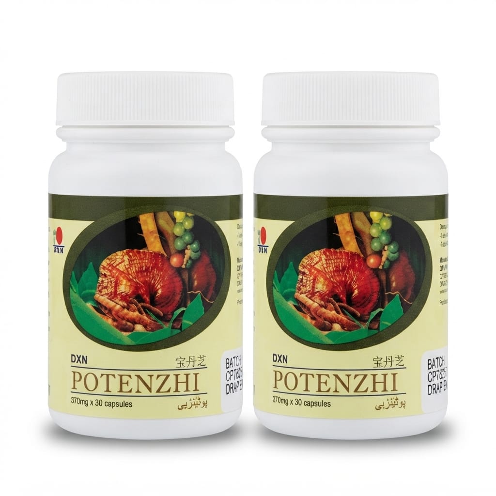 DXN Potenzhi 30 Capsules | Natural Herbal Supplement for Men's Vitality & Energy