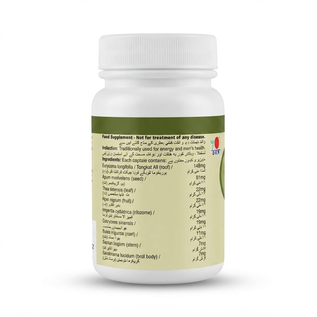 DXN Potenzhi 30 Capsules | Natural Herbal Supplement for Men's Vitality & Energy